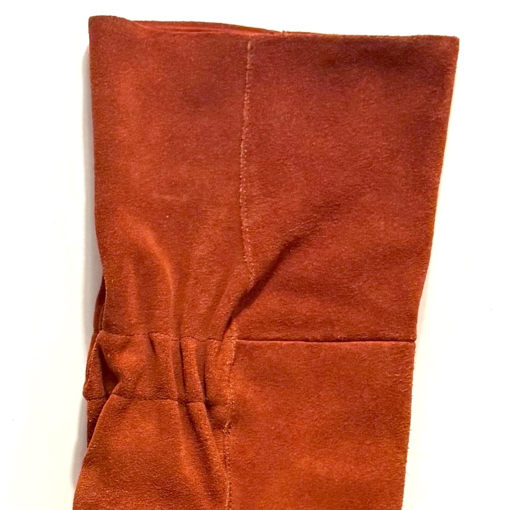 CHARLES BY CHARLES DAVID Womens Red Ruched Barrie Leather Booties - Picture 13 of 13